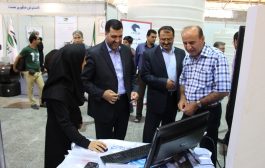 بازدید مدیرعامل شرکت برق منطقه ای آذربایجان از هفتمین نمایشگاه بین المللی صنعت آب و فاضلاب و برق و مخابرات